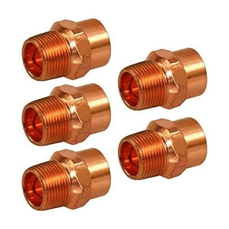 Male Adapter Fitting Sweat X Mip Connections Copper Walmart