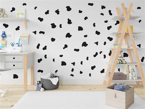 Cow Spot Decals Cow Spot Wall Stickers Modern Farmhouse Etsy