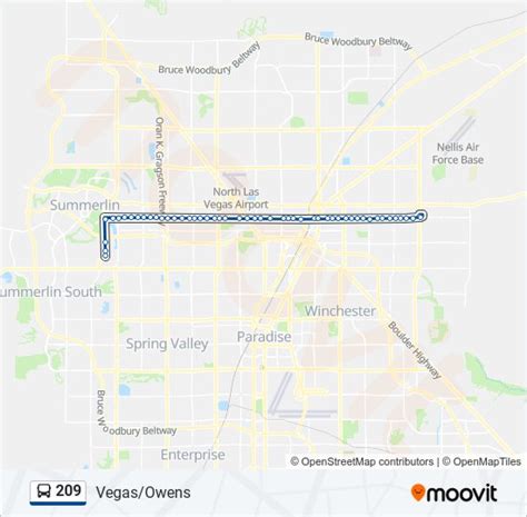 Route Schedules Stops Maps Vegas Owens Eastbound Updated