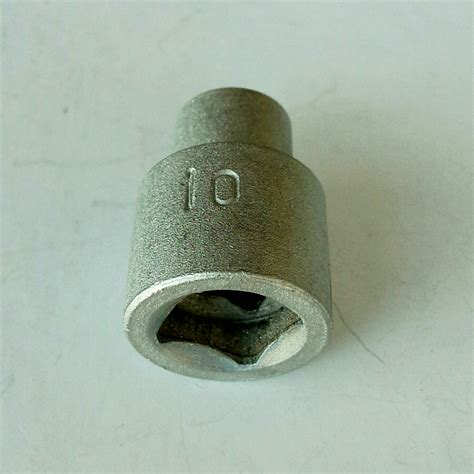 Головка шестигранная квадрат 12,5мм – 1/2″ размер 10мм – Auto-Kiev