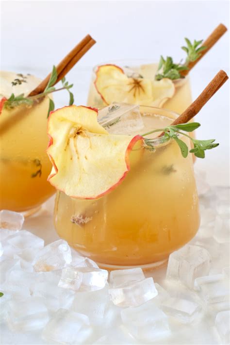 Bourbon Apple Cider Fizz Joy Oliver