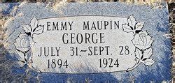 Emma Lee Emmy Maupin George 1893 1924 Mémorial Find a Grave