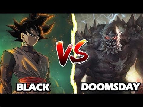 Goku Black Vs Doomsday Batalha Mortal V Deo Dailymotion