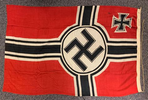 Sold Price WW2 German Kriegsmarine Battle Flag October 6 0120 10 00