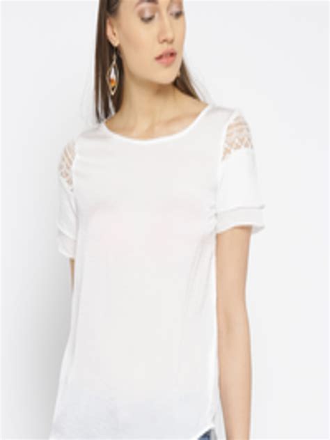 Buy Vero Moda Women White Solid Top Tops For Women 7077986 Myntra