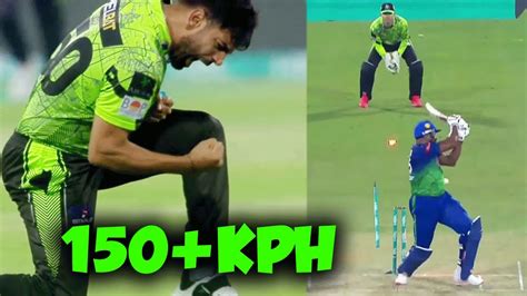 150 KPH Fastest Bowling Spell Ever By Haris Rauf HBL PSL 8 MI2A