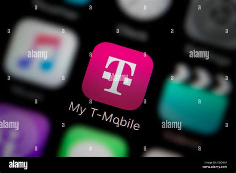 A Close Up Shot Of The Logo Representing My T Mobile App Icon As Seen