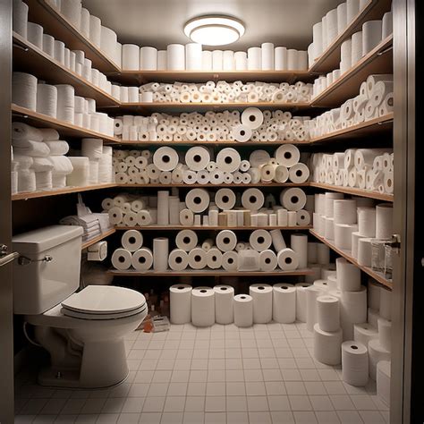 Premium AI Image | Elegant and Creative Toilet Paper Photography Collection