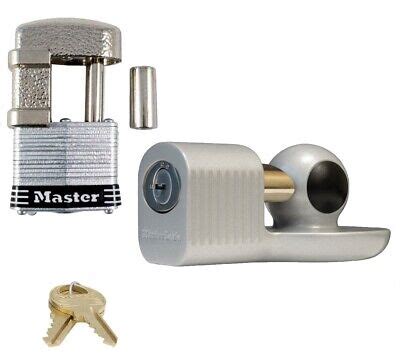 Master Lock - 2 Trailer Coupler/Tongue Locks Keyed Alike 2KA-377-37 | eBay