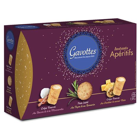 Coffret Assortiment Crêpes Fourrées Salées Et Petits Sables GAVOTTES