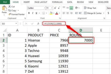 How To Round In Excel The Nearest Thousand Excel Wizard