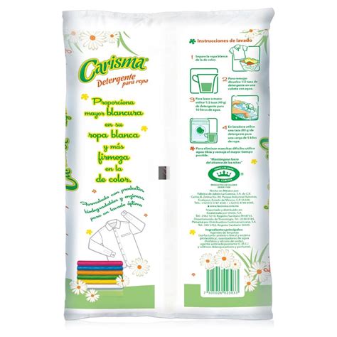 Detergente En Polvo Carisma Para Ropa Blanca Y De Color Kg Bodega