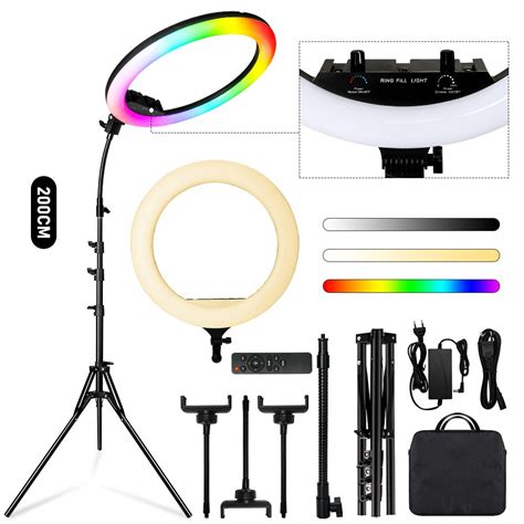 Lumina Profesionala RGB Ring Light OEM 46 CM Dimensiune Mare Cu