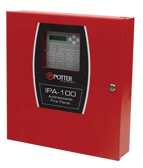 Potter Ipa Fire Alarm Control Panel Instruction Manual