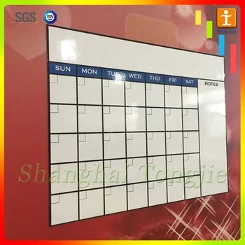 Magnetic Whiteboard Calendar Weekly And Monthly Planner - Buy Calendar ...