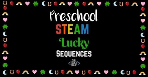 Preschool Shamrock Process Art Sensory Activity - Our Family Code