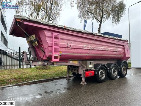 Tecnocar Kipper Steel Chassis And Steel Loading Platform Tipper Semi