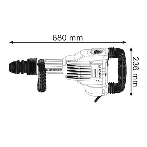 Martillo Demoledor Bosch Sds Max Gsh Vc Maletin Precio Comprar