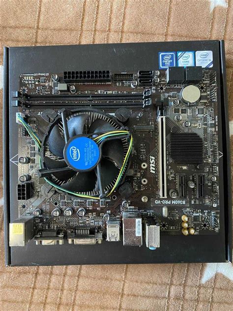 Материнська плата MSI B360M PRO-VD + i3-9100f. Набір комплектуючих.: 4 ...