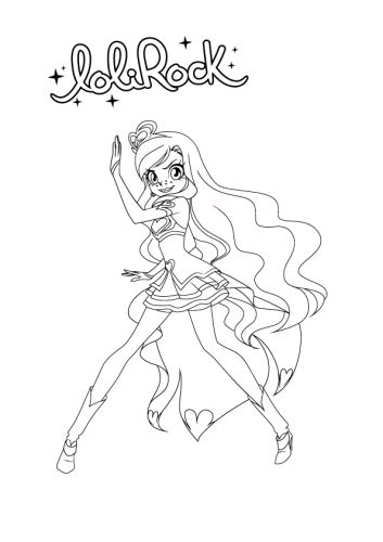 Lolirock Coloring Pages Ariana Piu Popolare Disegni Da Colorare Images