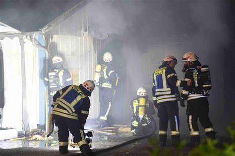 Brand in Edingen Neckarhausen Gaststätte durch Feuer beschädigt