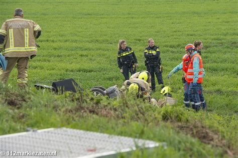 Twee Gewonden Bij Ongeval Op Gorishoeksedijk Traumahelikopter Opgeroepen