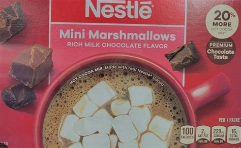 Rich hot milk chocolate flavor with mini marshmallows by Nestlé review Beverages alcohol