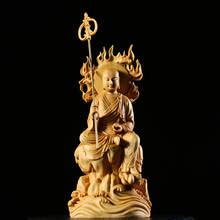 Купить Статуя Будды из цельного дерева Bodhisattva Ksitigarbha, фигура ...