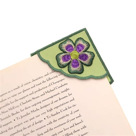 Wholesale Embroidery Corner Bookmark Cartoon Woven Patch Bookmarks ...