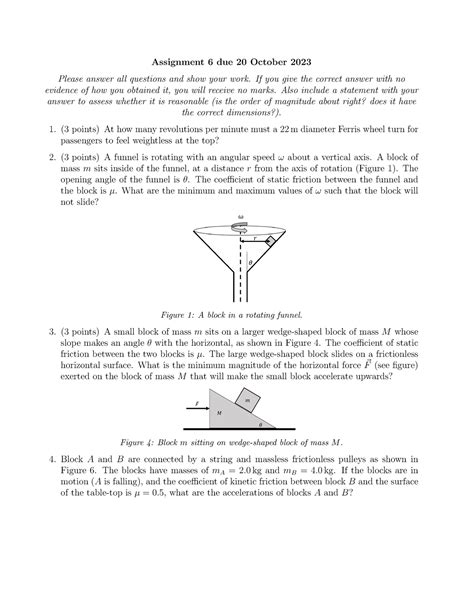 Assignment 6 Questions Assignment 6 Due 20 October 2023 Please Answer