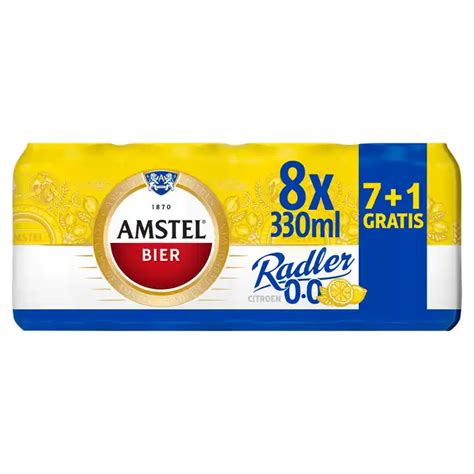 Amstel Radler Citroen Alcoholvrij Blik X Ml