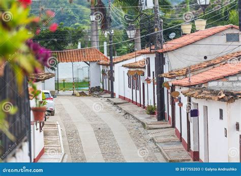 Colonial Architecture in Colombia Stock Image - Image of touristic ...