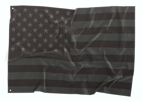 Black & Gray American Flag for UTV Accessories, Atv Riders, Polaris Rzr