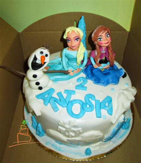 Torty InaS Tort KRAINA LODU FROZEN Elsa Anna Olaf