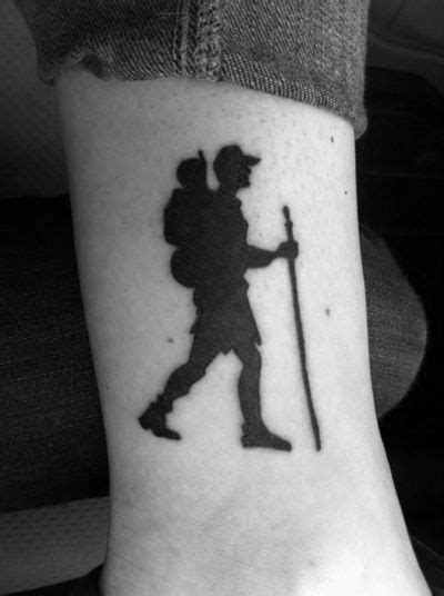 Realistic Hiking Tattoos For Men Inspiration Guide Hiking