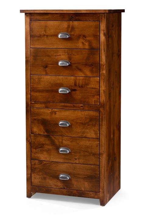 A R455 Rustic 6 Drawer Bedroom Lingerie Chest ODC Products