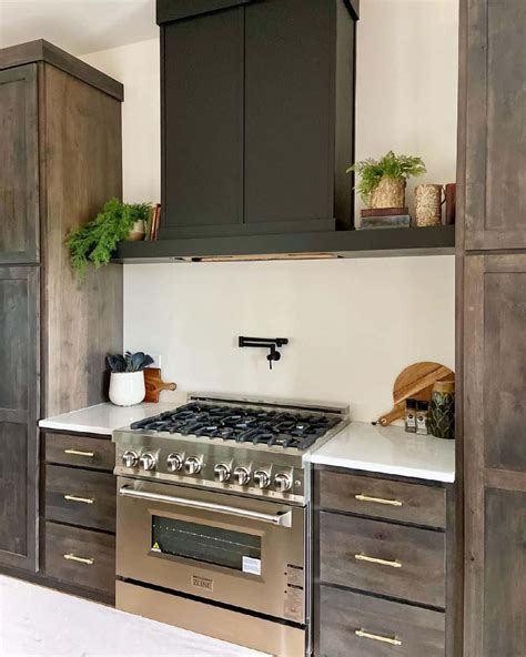 Rustic Kitchen With Wooden Cabinets - Soul & Lane