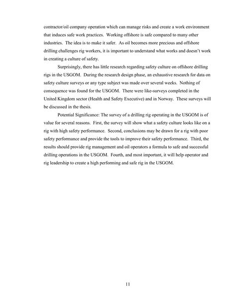 Safety on a drilling rig is it safety culture | PDF