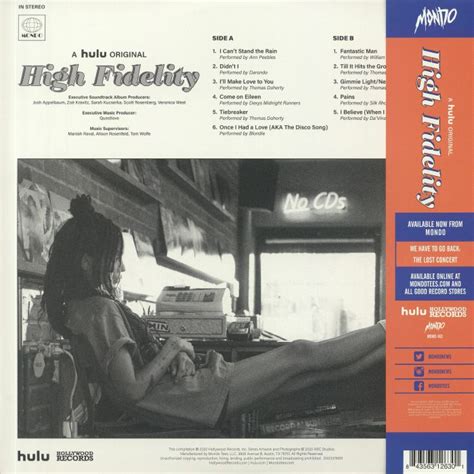 VARIOUS - High Fidelity (Soundtrack) - Vinyl (LP) | eBay