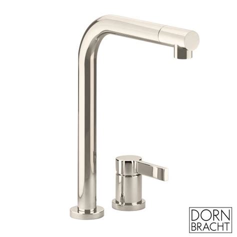 Dornbracht Elio Two Hole Single Lever Kitchen Mixer Tap Matt Platinum