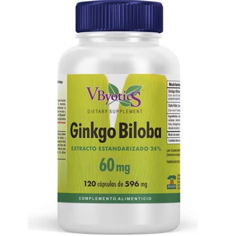 Vbyotics Ginkgo Biloba 60 Mg 120 CÁpsulas Vbyotics Correos Market