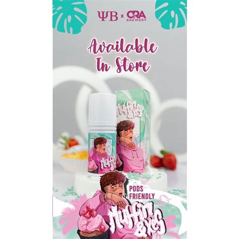 Jual Liquid Muffin N Xes Strawberry Pods Friendly 30ML 12MG By Reza