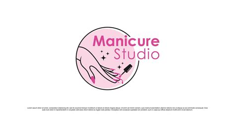 Nail Polish Logo Design For Manicure Studio Or Nail Salon With Creative