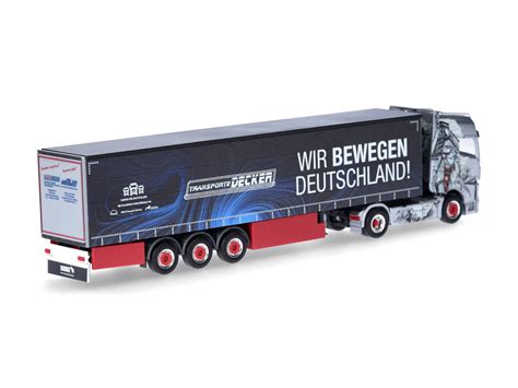 Herpa H Lkw Man Tgx Gx Gardinenplanen Sattelzug Transporte Decker