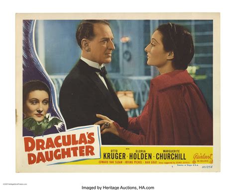 Draculas Daughter Realart R 1949 Lobby Card 11 X 14 This