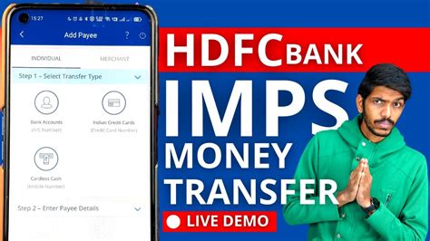 How To Add Payee And Transfer Money To Bank Account In HDFC Bank App