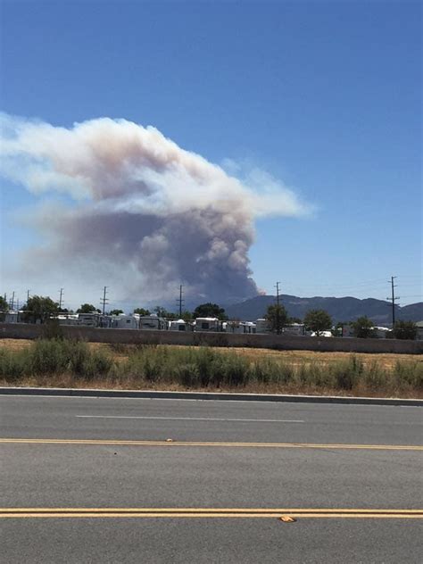 PHOTO GALLERY: Temecula Fire Visible for Miles, I-15 Traffic at a ...