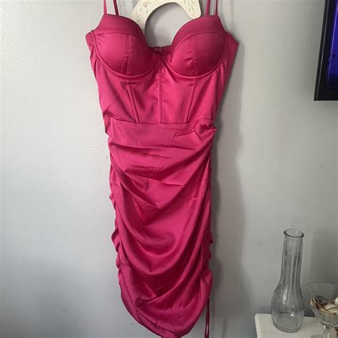 Size 0 Oh Polly Mini Dress Hot Pink Depop