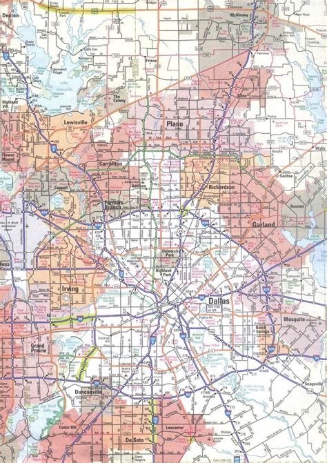 Mapas Detallados De Dallas Para Descargar Gratis E Imprimir Bank Home