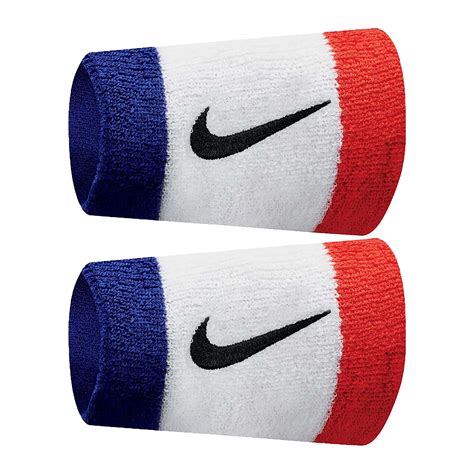 Frotki Na Nadgarstek Nike Swoosh Doublewide Wristbands Szt White